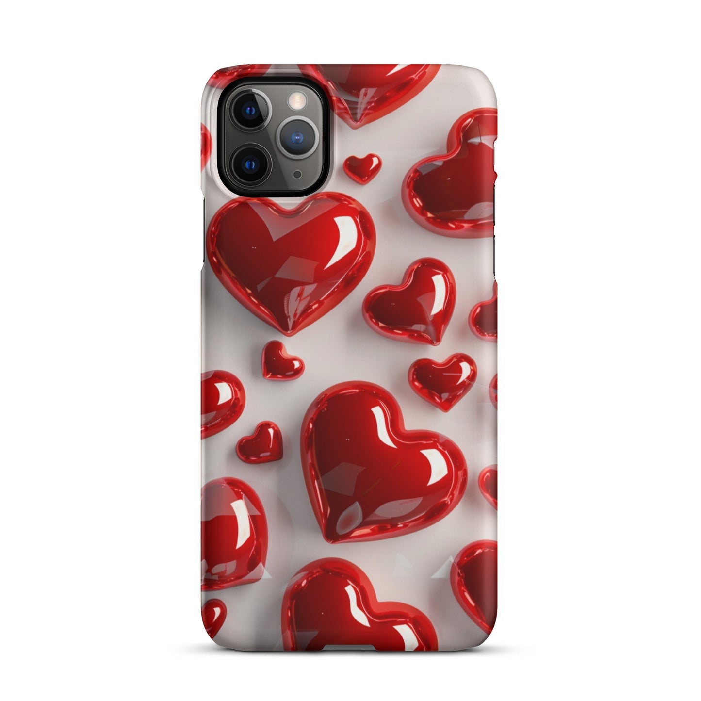 Red Hearts Phone case for iPhone