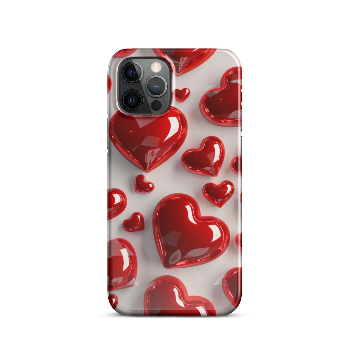 Red Hearts Phone case for iPhone