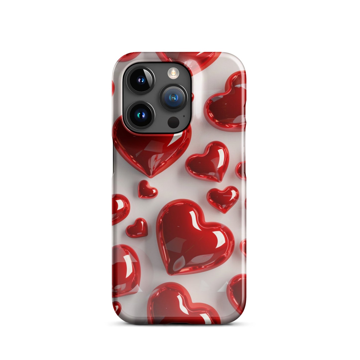 Red Hearts Phone case for iPhone