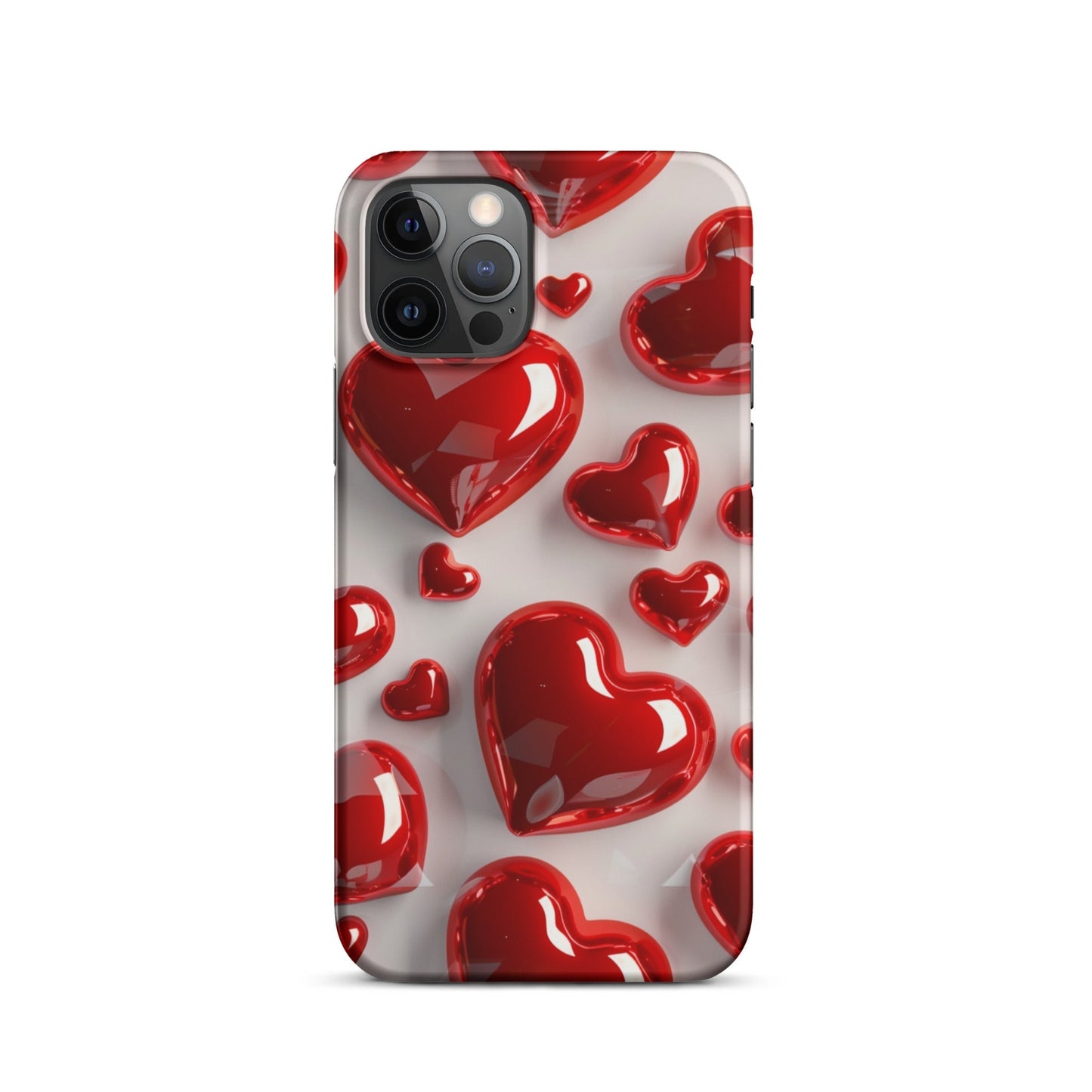 Red Hearts Phone case for iPhone