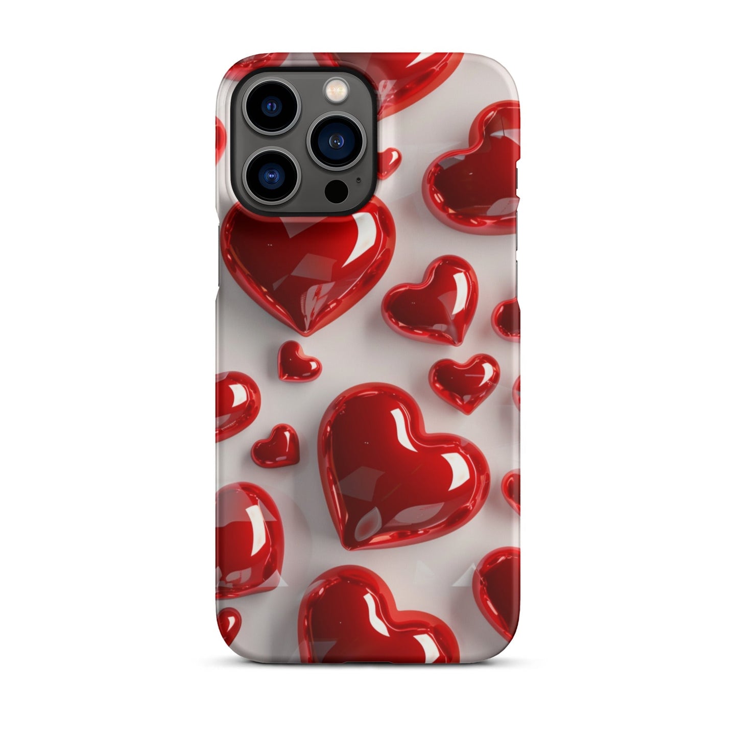 Red Hearts Phone case for iPhone
