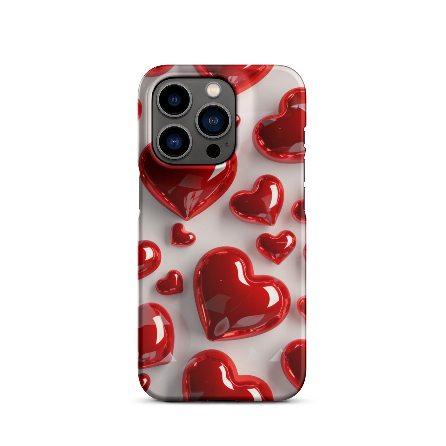 Red Hearts Phone case for iPhone