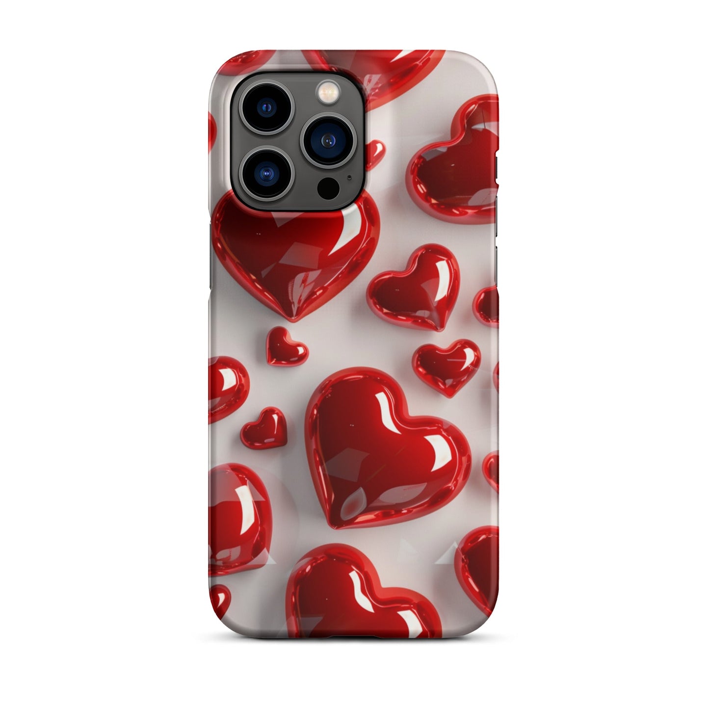 Red Hearts Phone case for iPhone