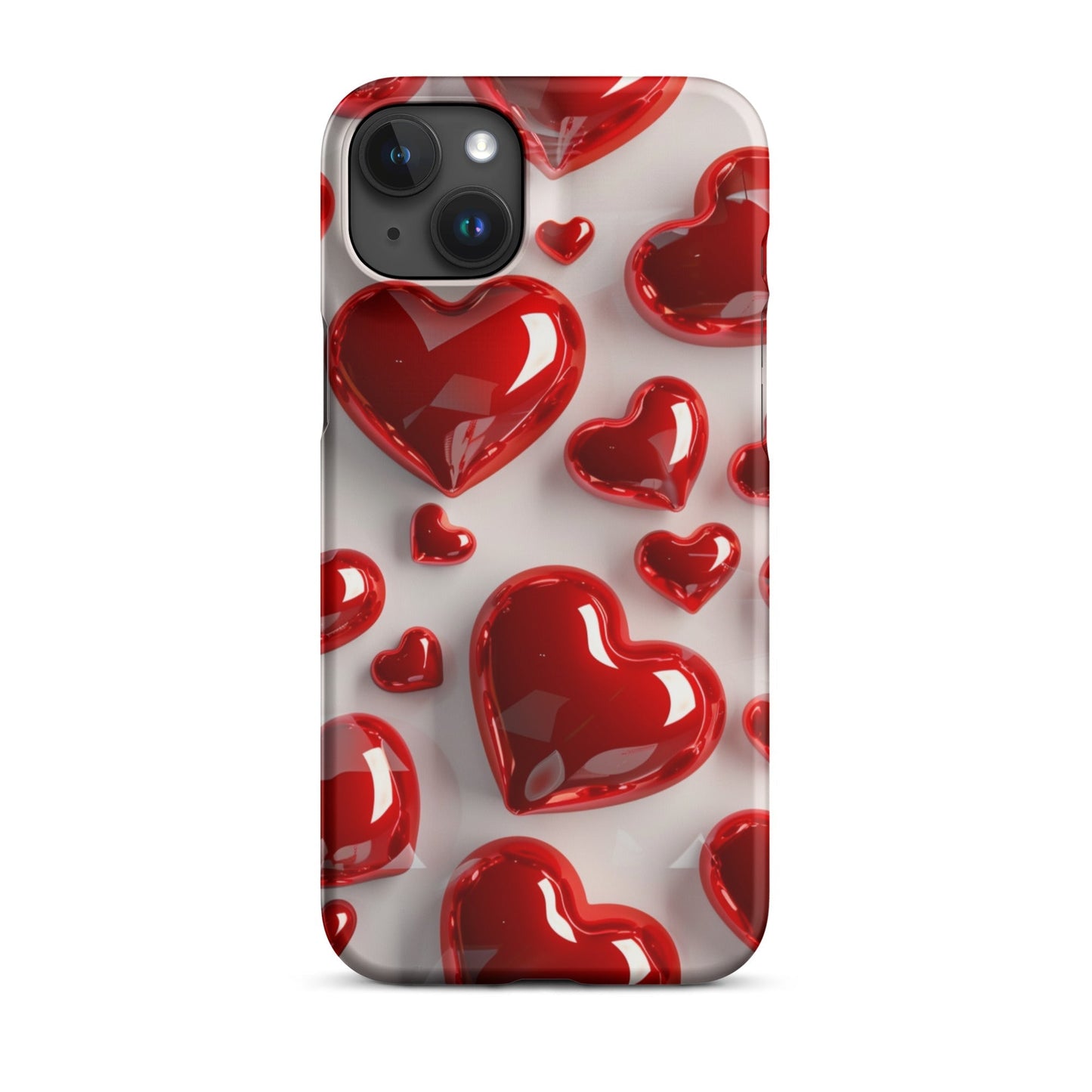 Red Hearts Phone case for iPhone